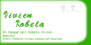 vivien kobela business card